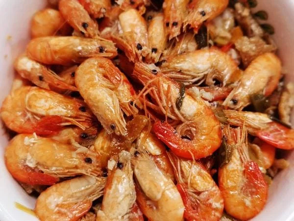 Chenpi Stir-Fried Shrimp