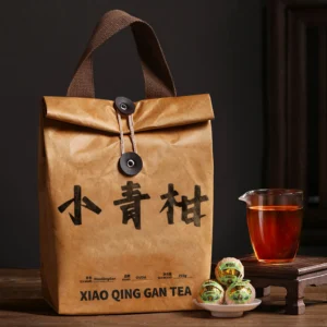 10 years of Xinhui XiaoQingGan Chenpi Pu'er Tea (Ripe Tea)