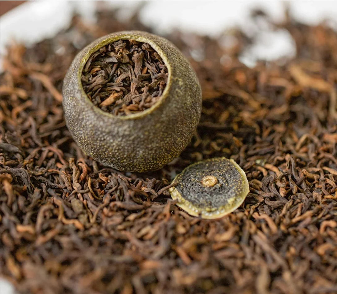 Premium Xinhui Xiaoqinggan Pu-erh Tea – Ripe Aged Puer with Authentic Guangdong - Image 5