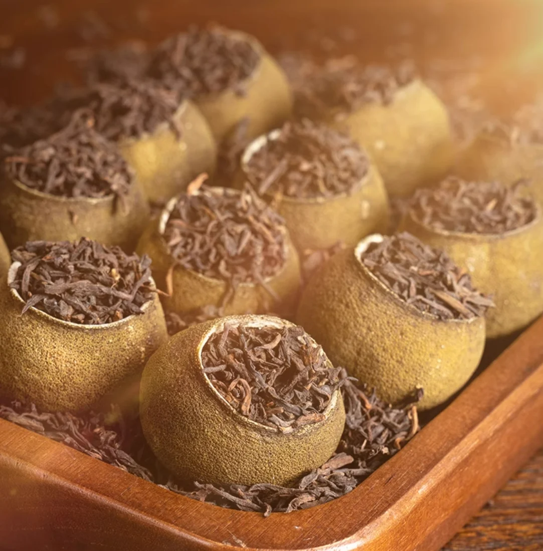 Premium Xinhui Xiaoqinggan Pu-erh Tea – Ripe Aged Puer with Authentic Guangdong - Image 6