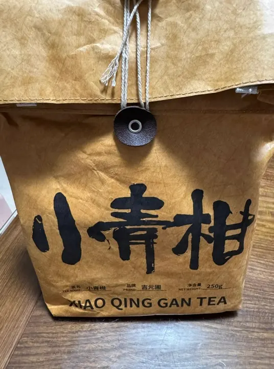 8 years of Xinhui XiaoQingGan Chenpi Pu'er Tea (Ripe Tea) photo review